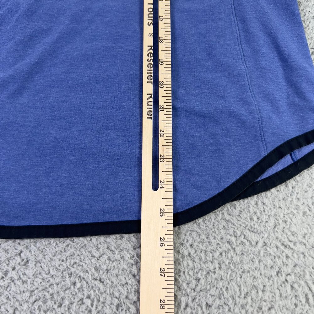Athleta Sentry Hoodie Sweatshirt Womens XS Blue Hooded Pullover Athletic Active - Picture 9 of 10